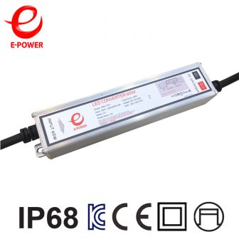 BỘ NGUỒN KÍN NƯỚC IP68 60W HIỆU E-POWER | Mã: OMS-EP60F-12V-L